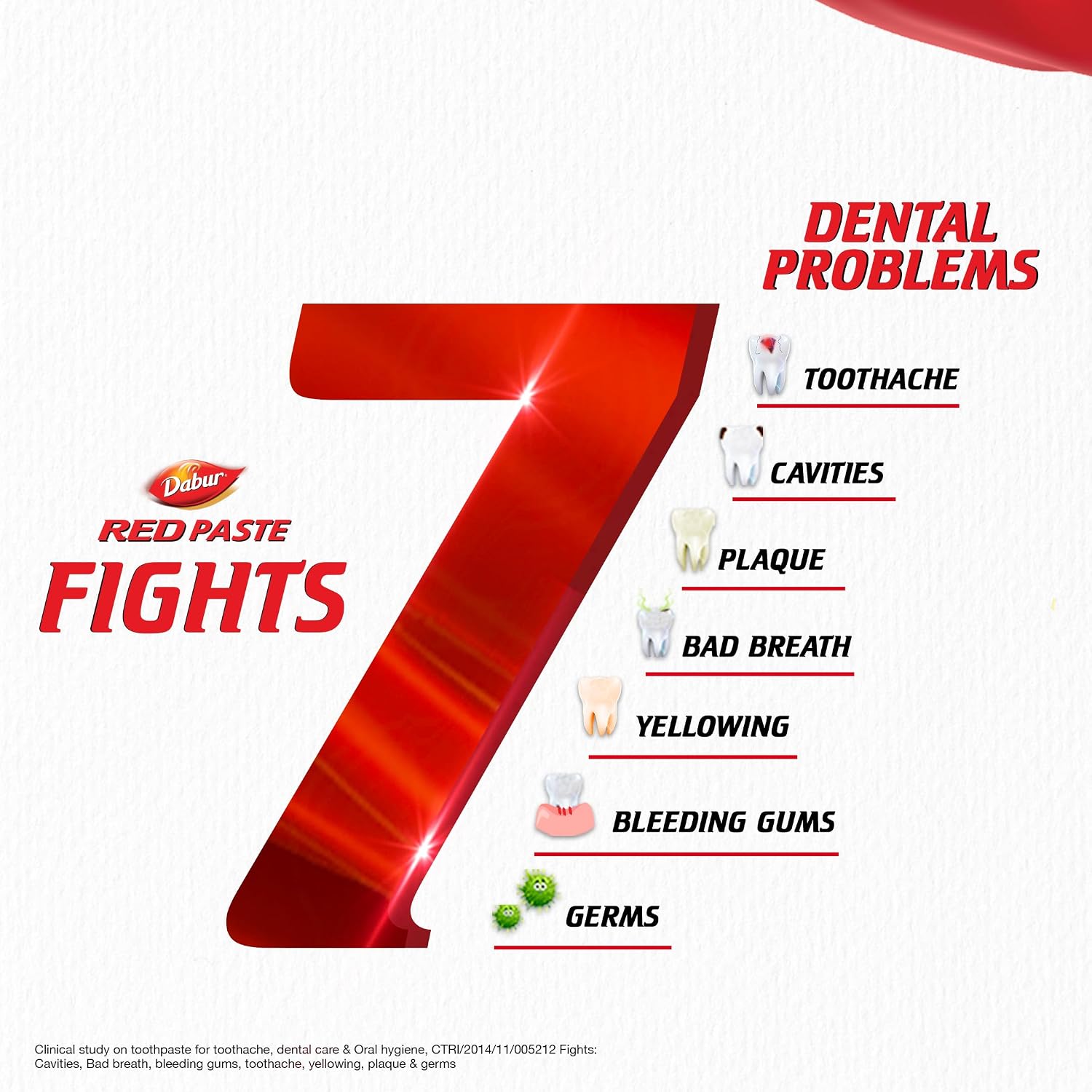 Dabur Red Toothpaste - 500g | Fluoride Free| Helps in Bad Breath Treatment, Cavity Protection, Plaque Removal |For Whole Mouth Health| Power of 13 Potent Ayurvedic Herbs (Pack of 2)