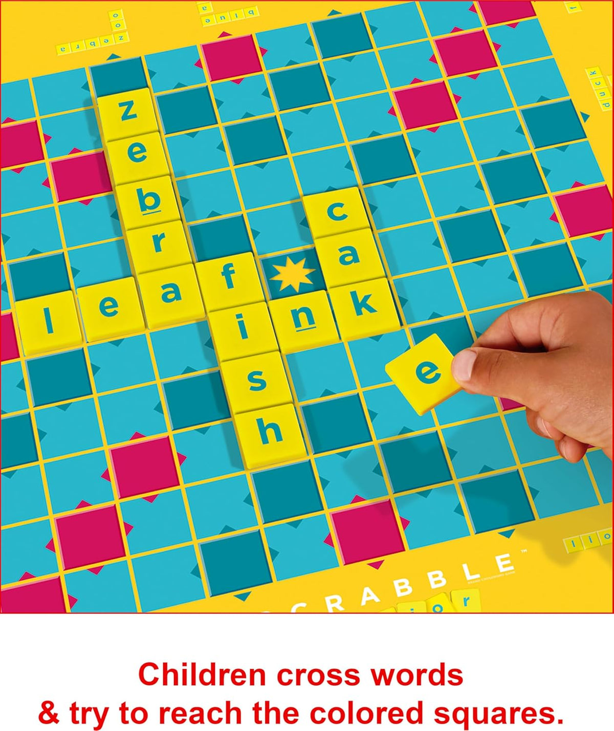 Mattel Games Kid Scrabble Junior Crossword Board Game