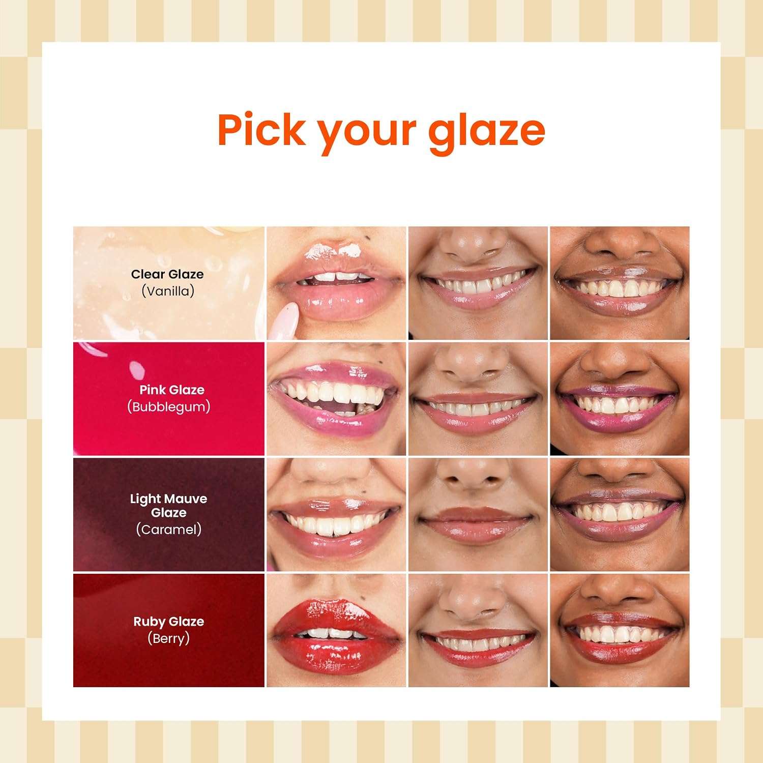 Foxtale SPF 30 Brightening Lip Balm for Dark Lips with Peptides & Vitamin C | Brightens | Hydrates | Tinted Lip Balm - Clear Glaze 12gm