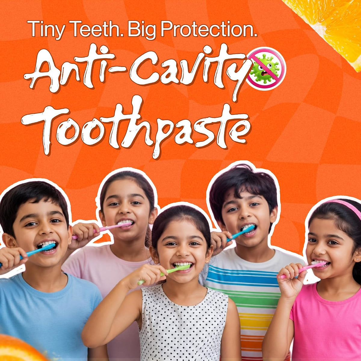 PEDIFLOR Kidz Anti-Cavity Fluoride Green Apple and Orange Flavor Toothpaste for Children | Doctor Recommended | 70g x 2 Pack | Family Combo Pack | Vegan-Friendl