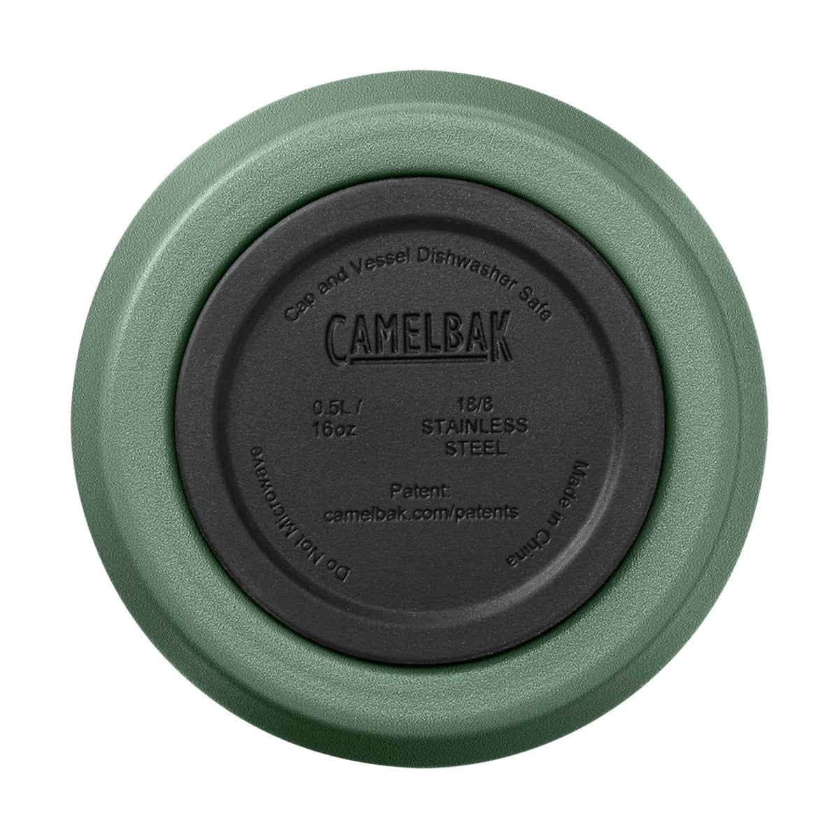 CamelBak Tumbler Stainless Steel Drinkware 16oz, Moss Green