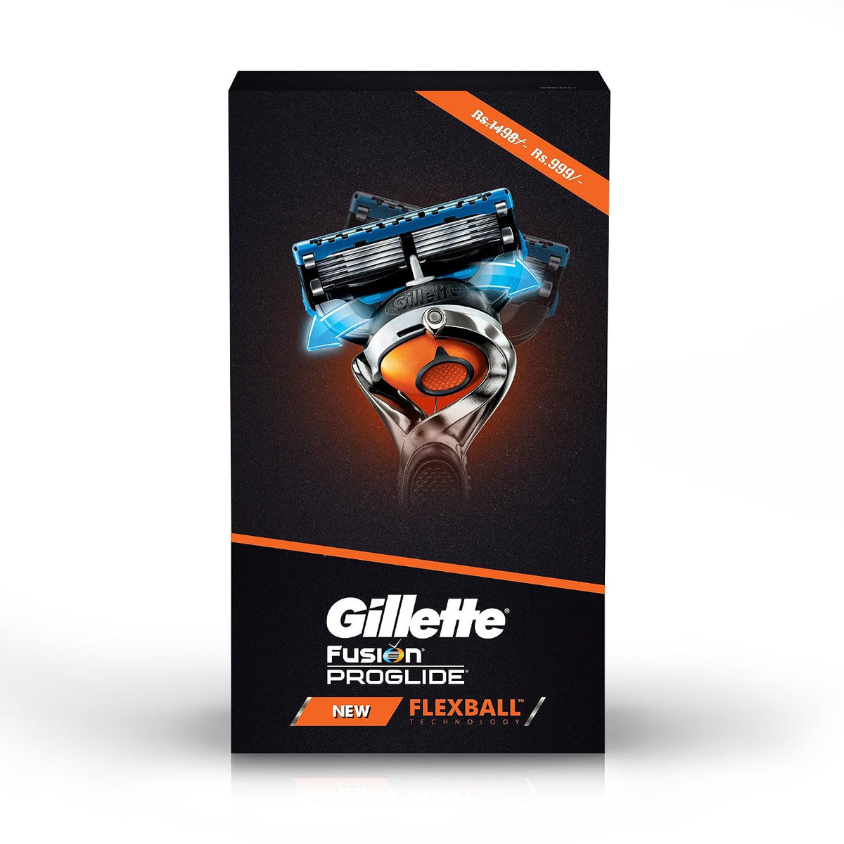 Gillette Flexball Pro Glide Gift Pack and Flexball Razor with 4 Flexball Cartridge & Mach3 Turbo Men’s Razor with Flexball Technology & Classic Regular Pre Shav