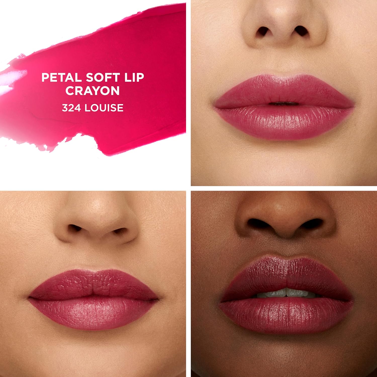 Laura Mercier Petal Soft Lipstick Crayon, 24HR Lip Softening Hydration, 12HR Sheer Matte Lip Color, Comfortable Weightless Wear, Diffused, Blurred Effect