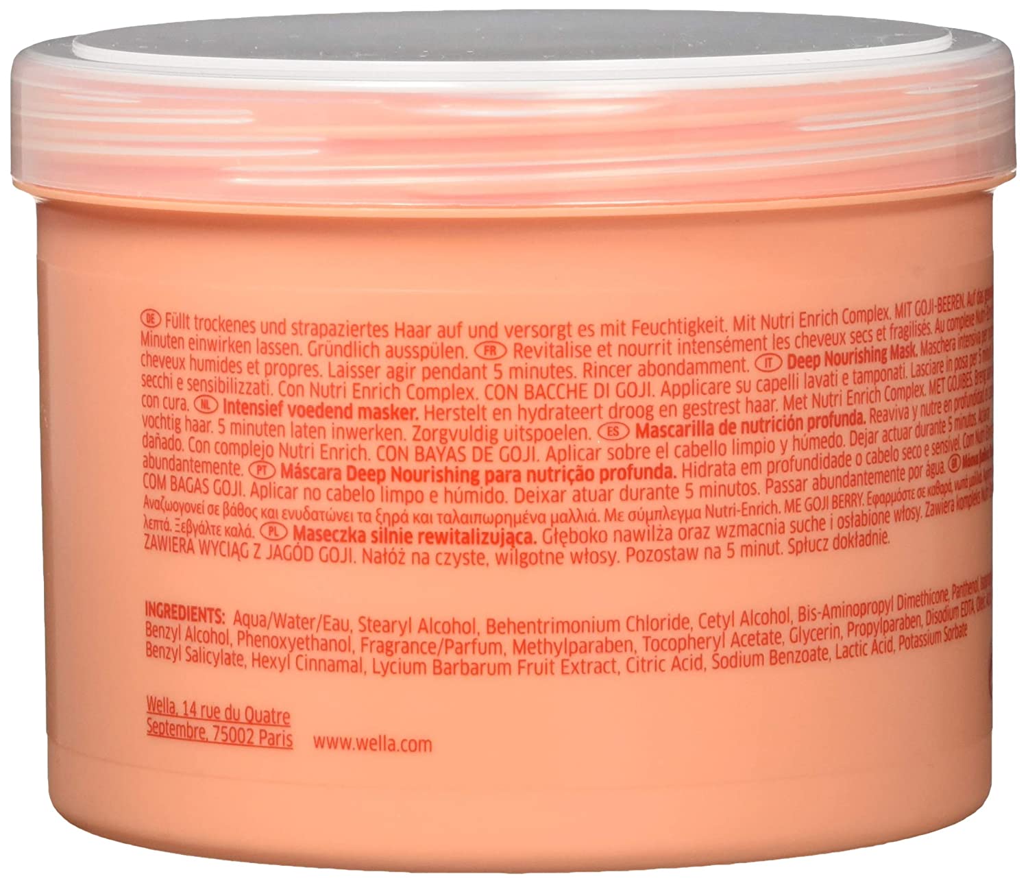 Wella Professionals - INVIGO Nutri Enrich Deep Nourishing Hair Mask (500mL)