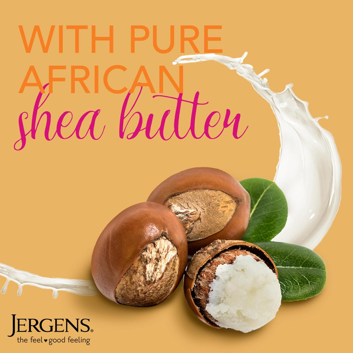 Jergens Shea Butter Deeply Conditioning Body Moisturizer 400ml, Hydrating & Nourishing Lotion for Dry Skin, Daily Use Cream for Soft, Smooth & Shiny Skin, Light