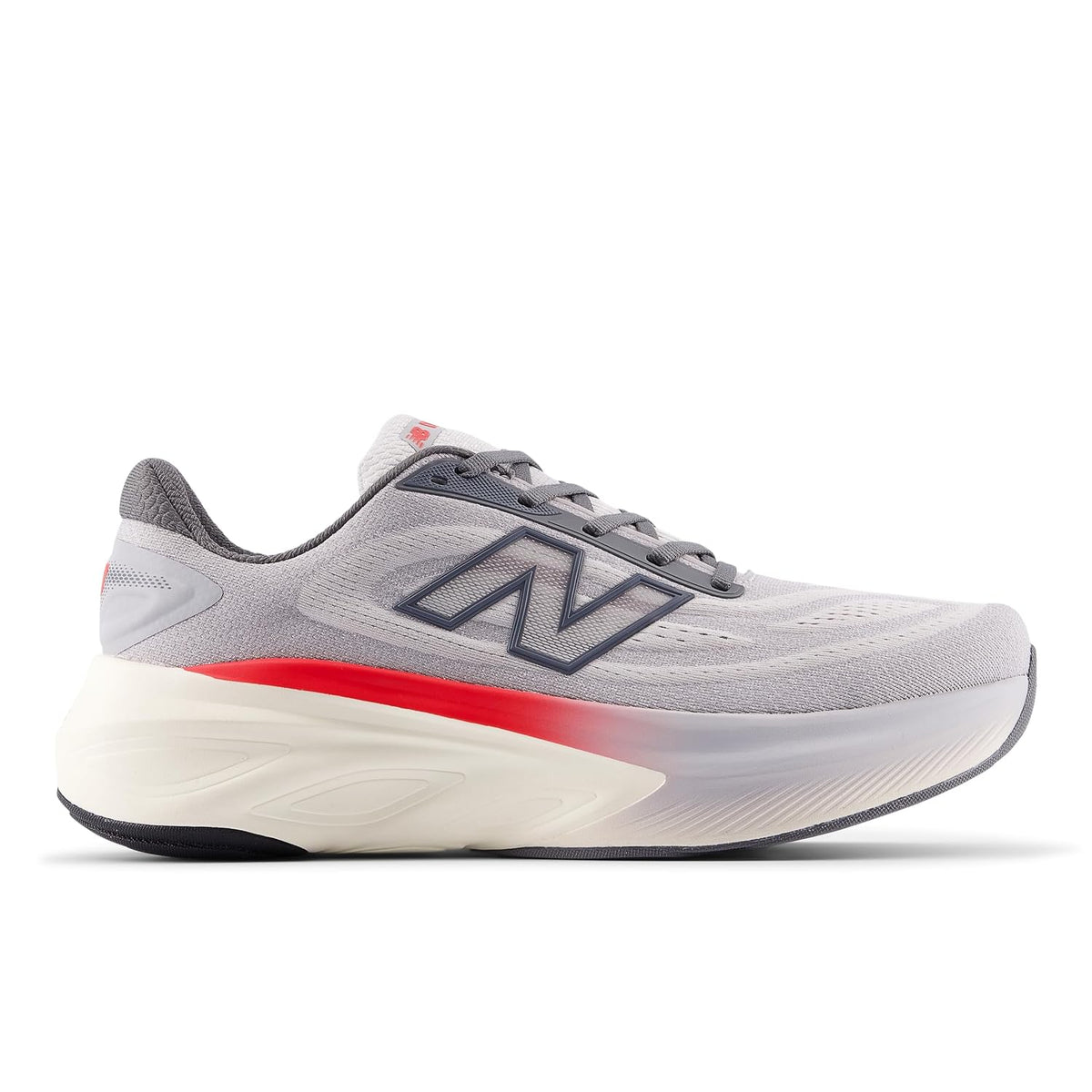 New Balance Men More Running Shoes 14 X-Wide Grey Matter/True Red/Castlerock
