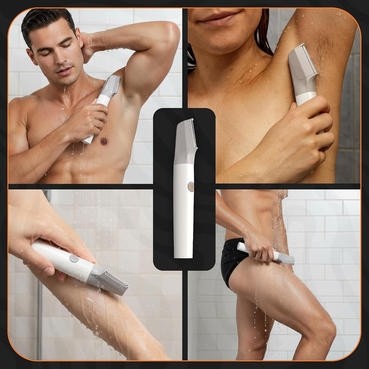 SELLASTIC Premium Full Body Trimmer for Men - Beard, Body & Private Parts Grooming Kit | Skin-Safe, Waterproof, Precision Hair Cutting Machine | Clinically Test