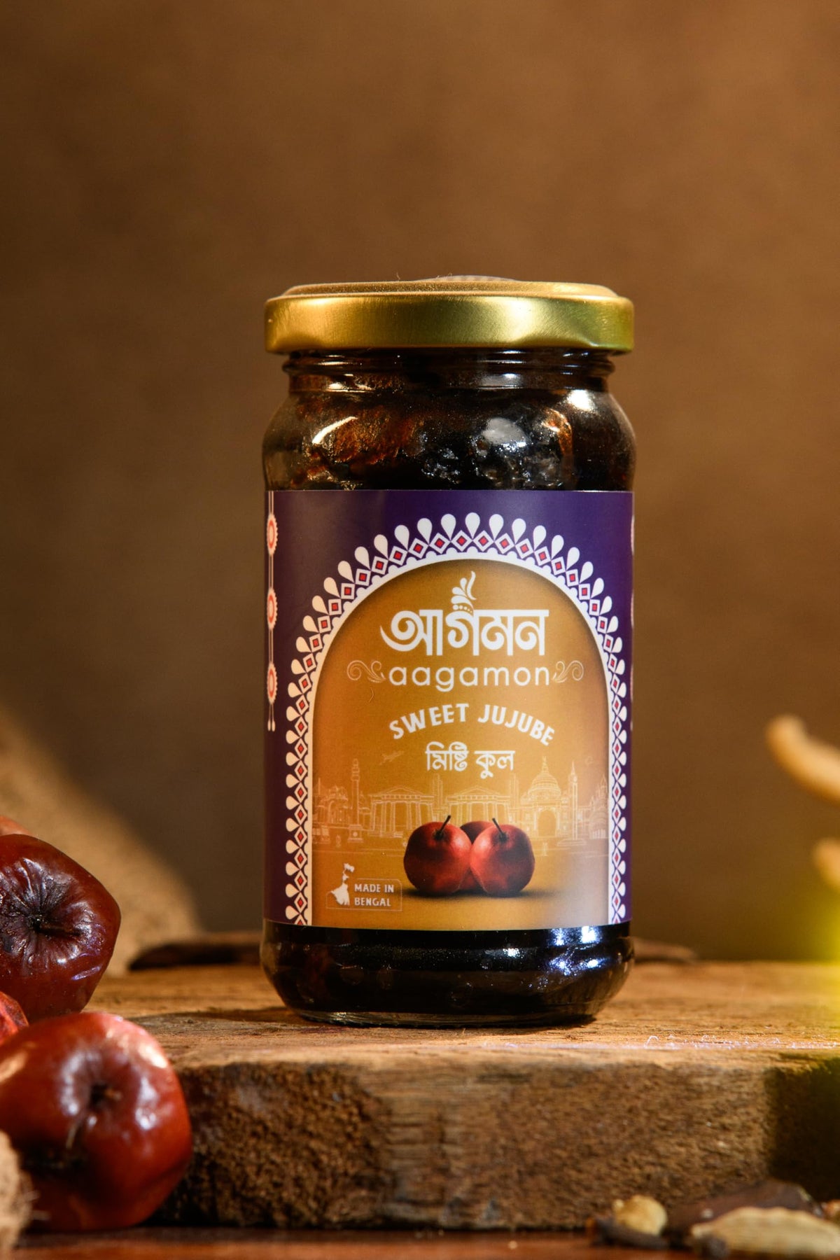 Kuler Achar (BER Pickle) 250g | Sweet & Sour Jujube Pickle | Traditional Bengali Meetha BER Acchar | Homemade Style Kul Achar with Authentic Bengali Spices Home