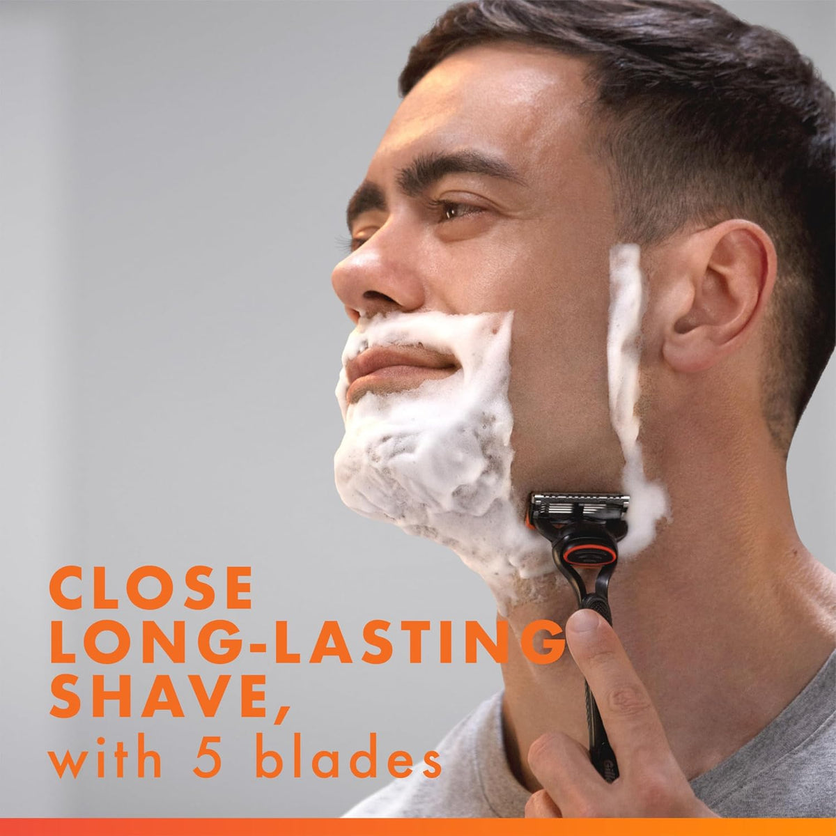 Gillette Fusion5 Menââ‚¬â„¢s Razor Handle + 4 Blade Refills