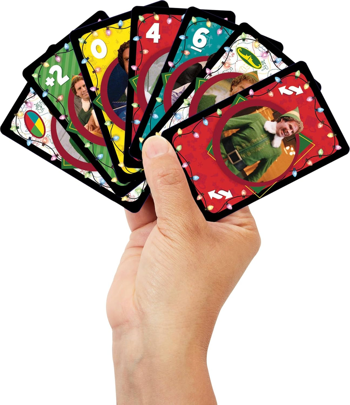 Mattel Games UNO Fandom Elf Card Game, Ages 7+, 2-10 Players