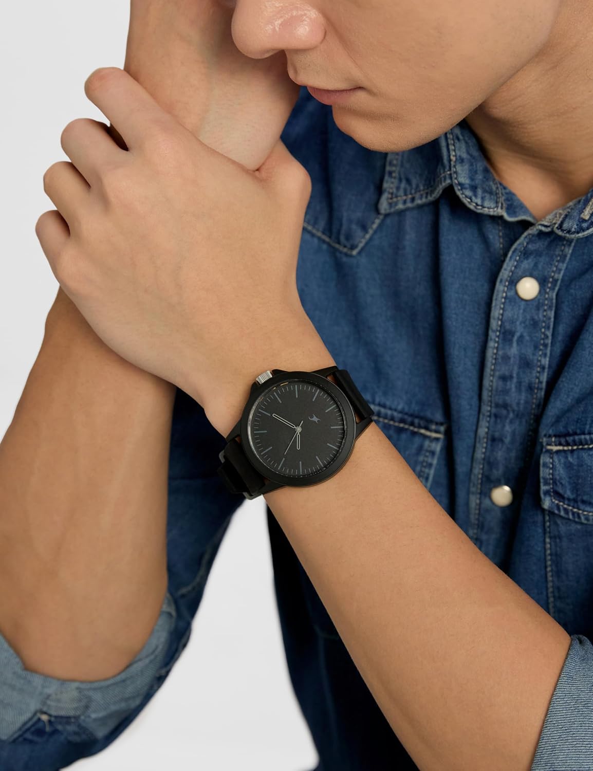 Fastrack Analog Unisex-Adult Watch Black
