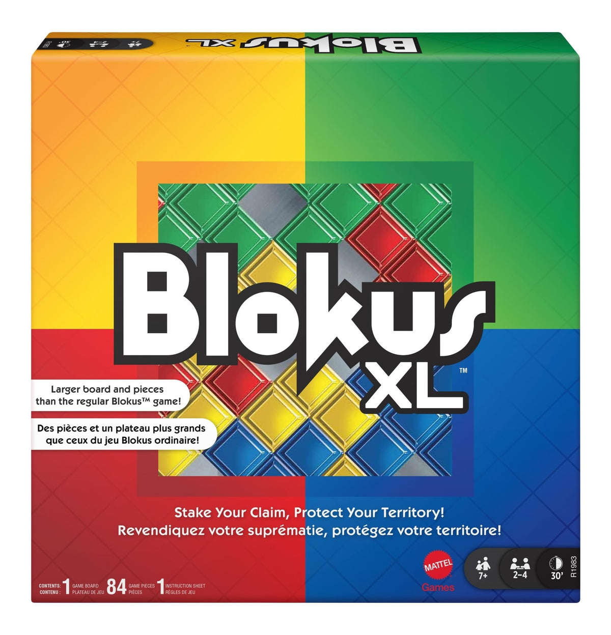 Mattel Games Blokus Game-60 180 Months For Kids Blokus Deluxe