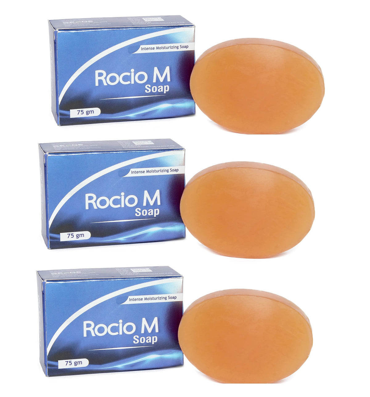 Navitus Rocio M Intense Moisturizing Soap HAND MADE - 210 gms (3Piece of 70 gms)