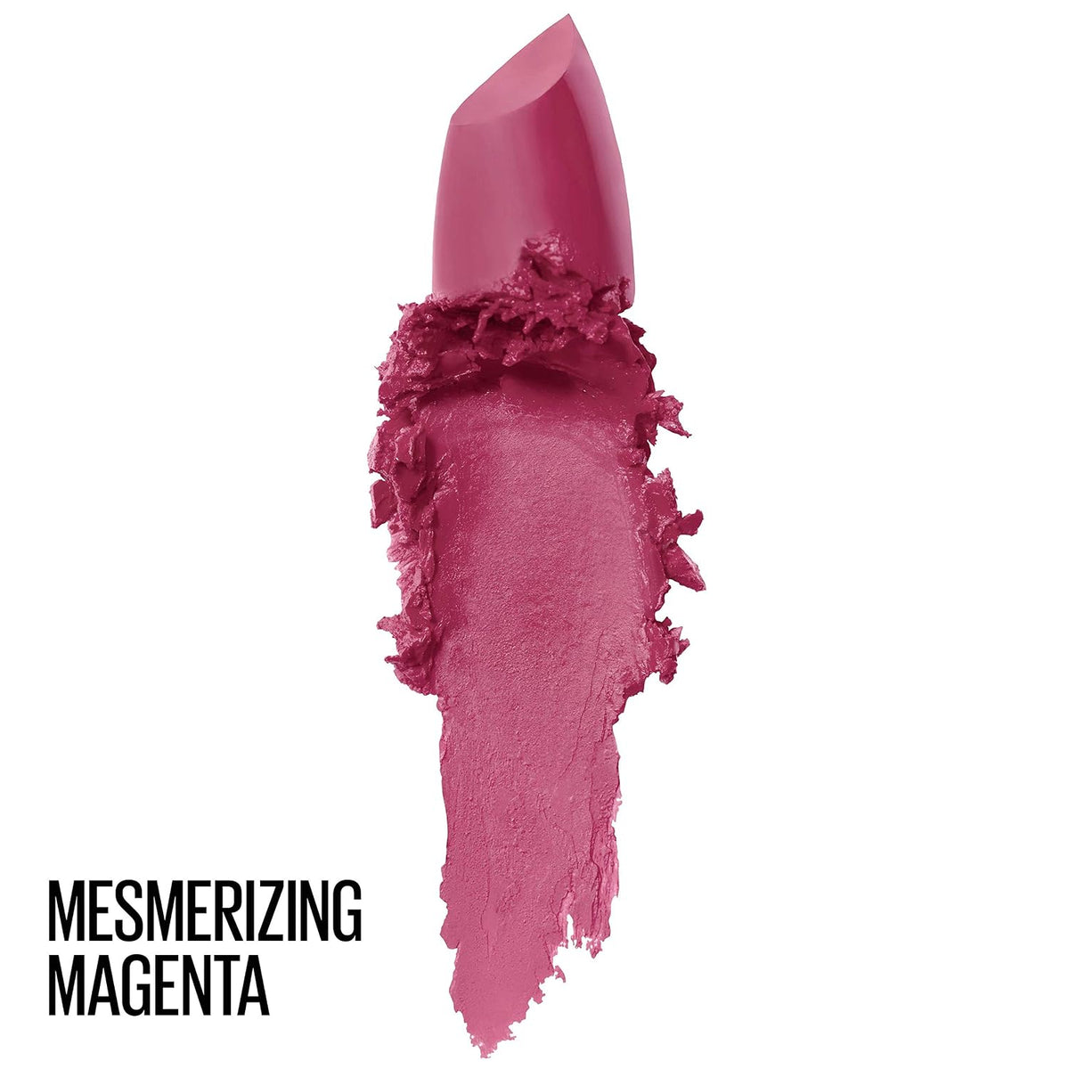Maybelline New York Color Sensational Creamy Matte Lipstick, 680 Mesmerizing Magenta, 3.9g and Maybelline New York Color Sensational Creamy Matte Lipstick, 691