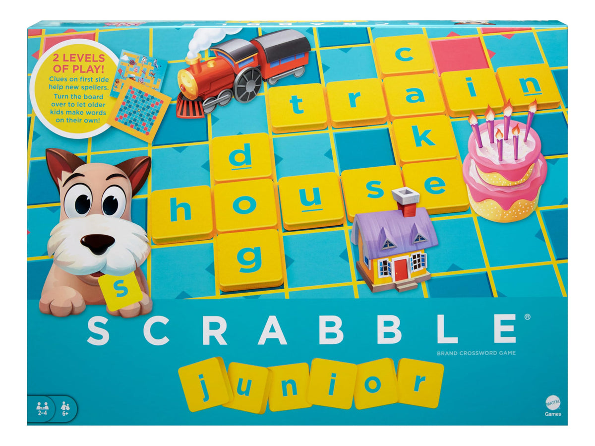 Mattel Games Kid Scrabble Junior Crossword Board Game