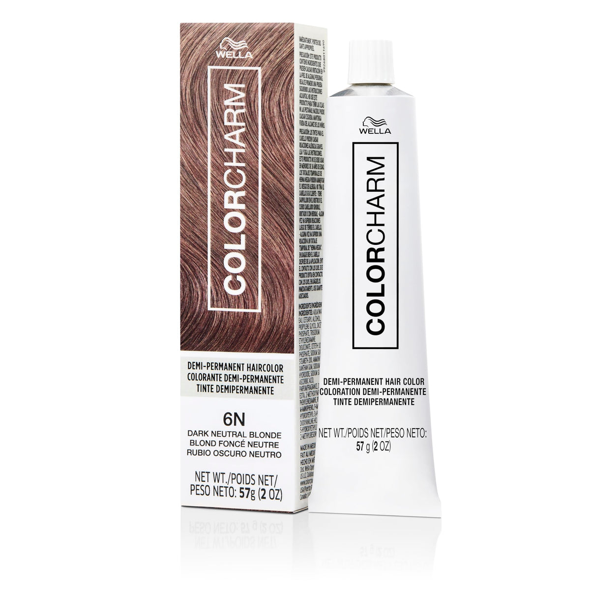 COLORCHARM Demi Permanent Hair Color - Gloss, Refresh & Tone - 2 Fl Oz 6N Dark Neutral Blonde