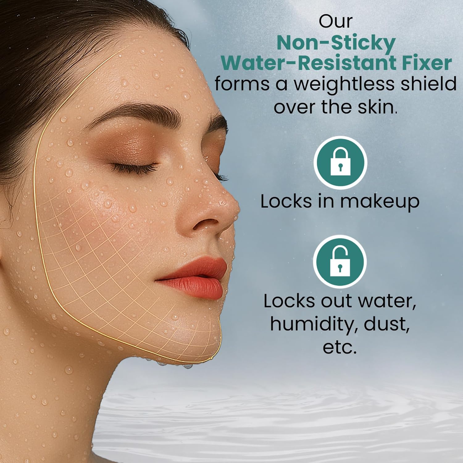 FACESCANADA Ultime Pro Makeup Fixer, 50 Ml | Long Lasting Makeup Setting Spray | Keeps Makeup Intact | Hydrates, Soothes & Refreshes Skin | Hyaluronic Acid & Vitamin E Enriched | No Alcohol
