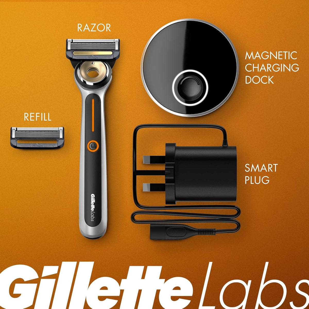 GilletteLabs Men Labs Heated Razor Starter It By Gillettelabs