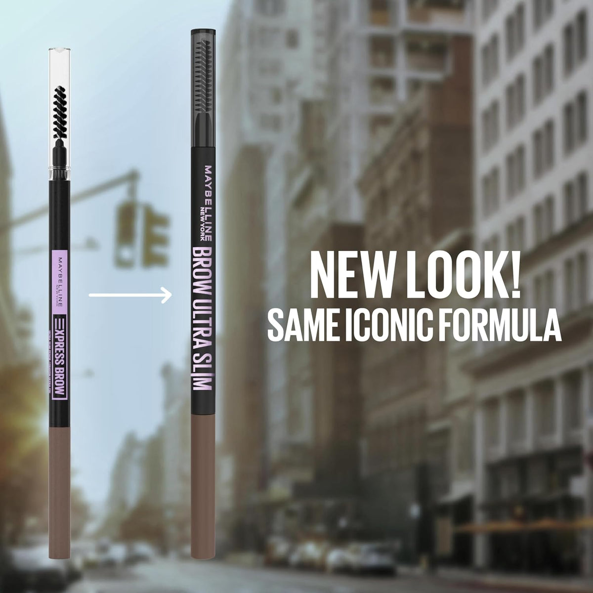 Maybelline Express Brow Ultra Slim Eyebrow Makeup, Brow Pencil with Precision Tip and Spoolie for Defined Eyebrows, Medium Brown, 1 Count (Packaging May Vary) 2