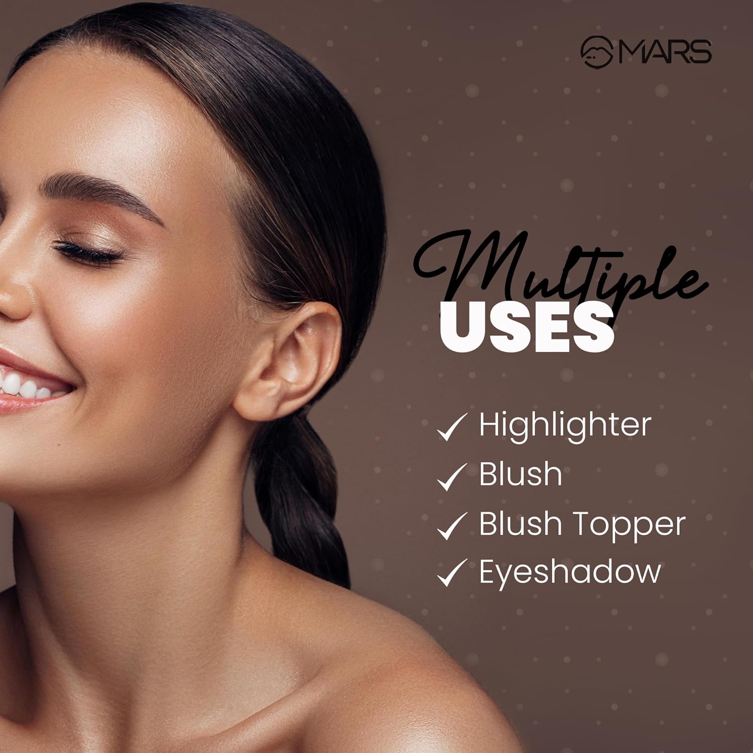 MARS Glowzilla 6 Colour Highlighter Palette | Ultra Blendable & Long Lasting | Blinding Glow (12.0gm) (Shade-01)
