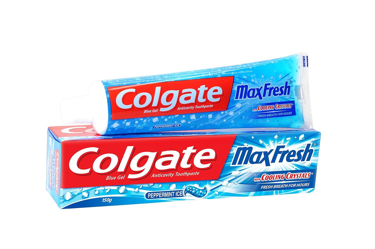 Colgate Freshness Max Fresh Toothpaste - 150 G (Buy 3 Get 1 Free, Peppermint Ice) 150g, Peppermint Ice, combo buy 3 get 1 free Toothpaste