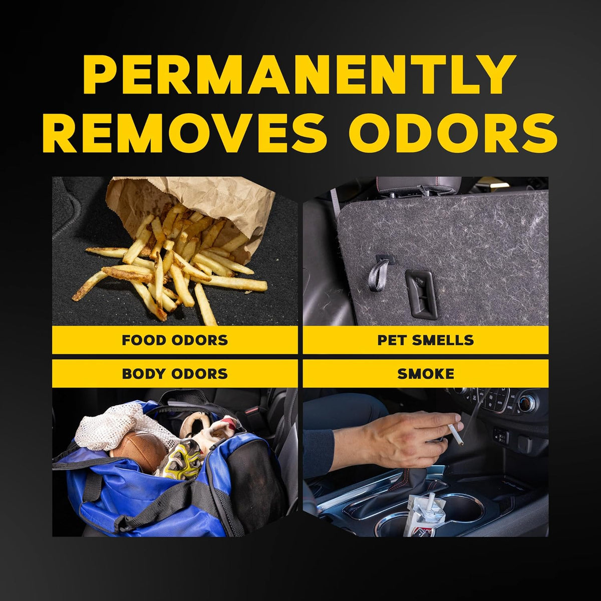 Meguiar's® Whole Car Air Re-Fresher | Eliminates permanent Odour | produces new car scent | One time solution for removing any strong odour