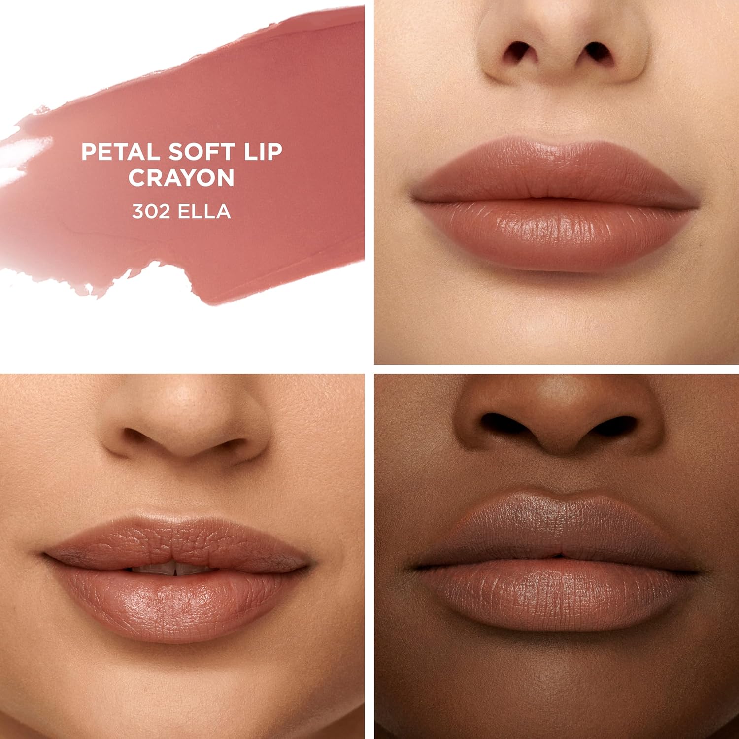Laura Mercier Petal Soft Lipstick Crayon, 24HR Lip Softening Hydration, 12HR Sheer Matte Lip Color, Comfortable Weightless Wear, Diffused, Blurred Effect
