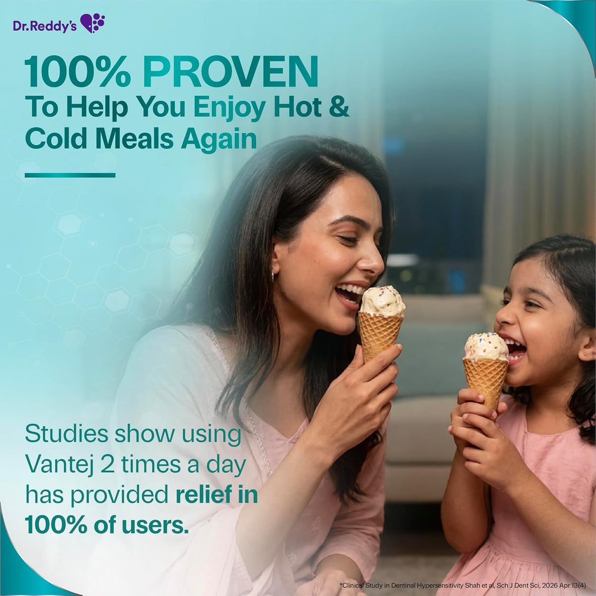 Dr. Reddy's Vantej Sensitivity Protection Toothpaste | Long-Lasting Protection for Sensitive Teeth| Nourishes & Protects Teeth | Helps Restore Enamel with Essen