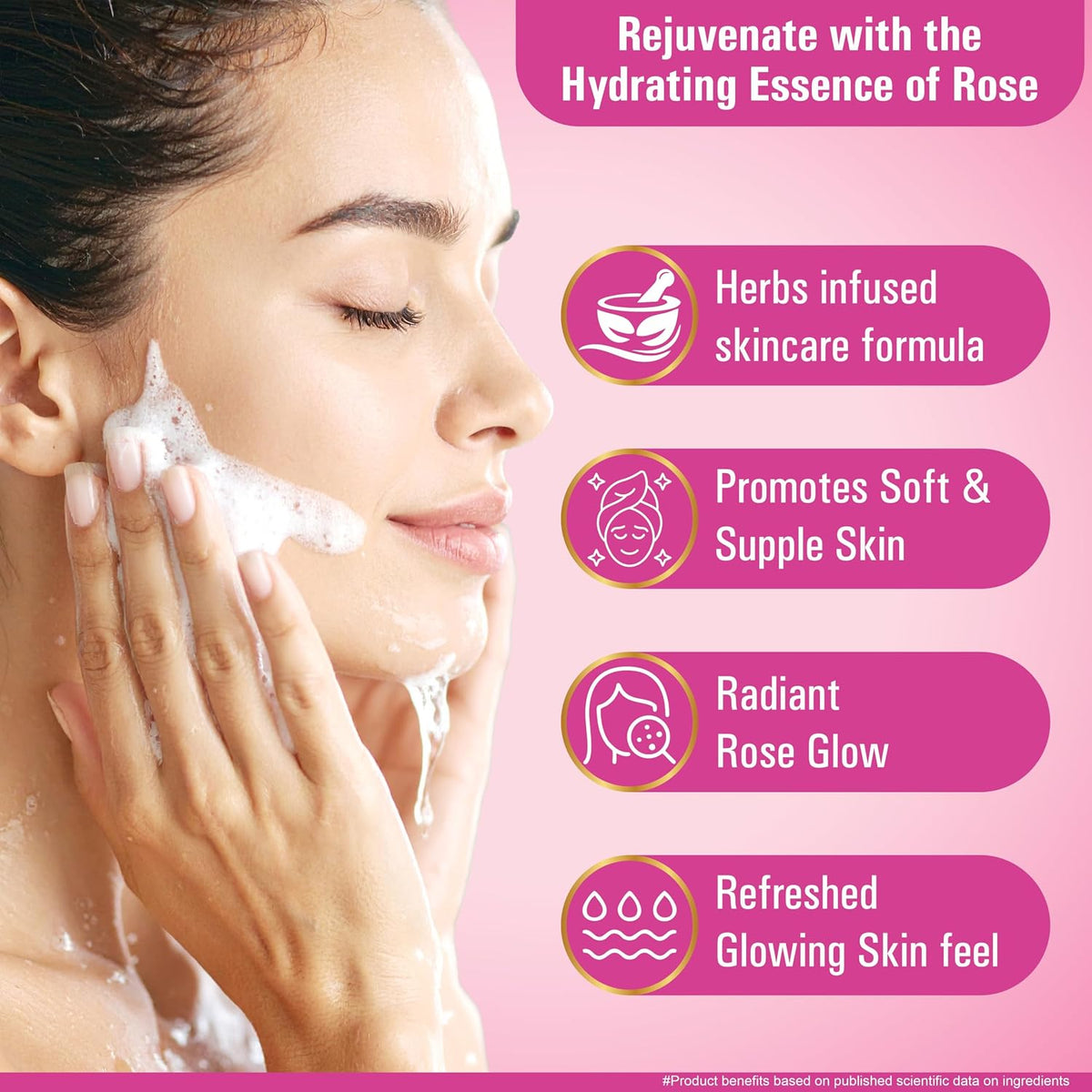 Multani Natural Orange Lemongrass & Rose Water Soap For Bath (125 Gm - Pack of 6) | Helps In Reducing Acne & Oil Control | Helps Revive Dull Skin & Refreshes Sk