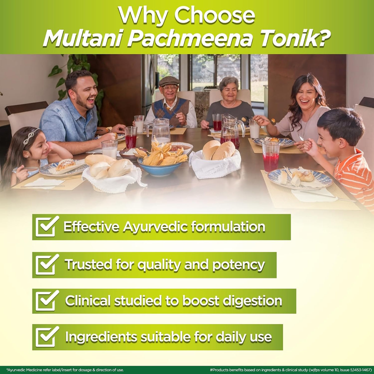 Multani Pachmeena Tonik Digestive Syrup |Ayurvedic Products For Better Digestion | Relief From Gas, Bloating, Abdominal Discomfort | Improves Appetite 100% Natu