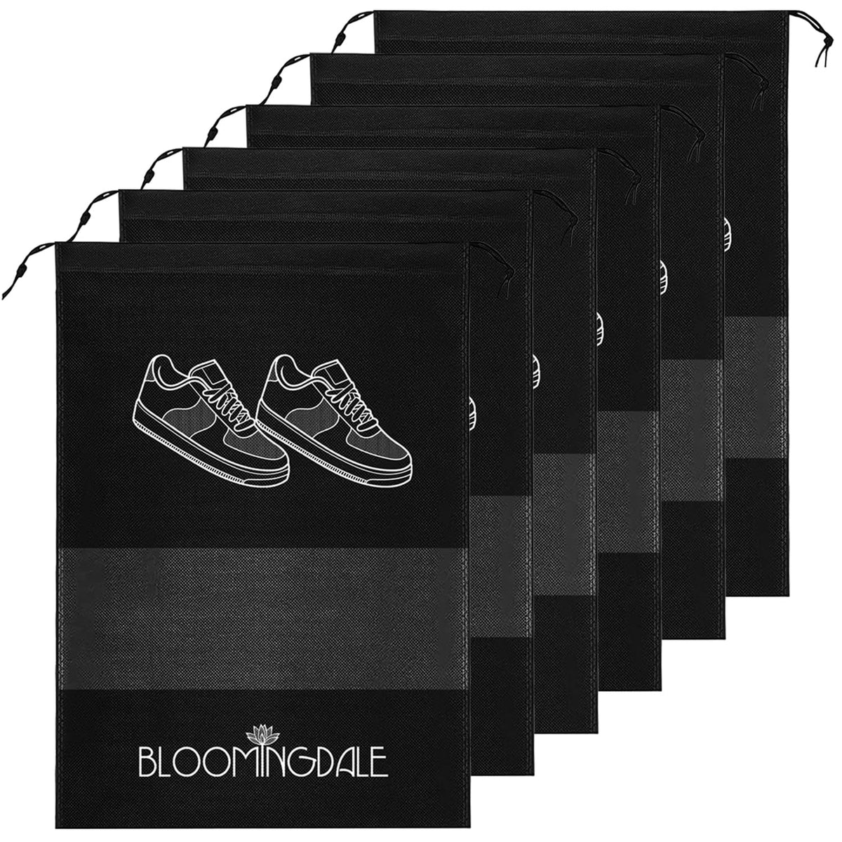 Bloomingdale Shoe Bag for Travel & Storage Travel Shoe Bag Organizer for Women & Men Portable Footwear Cover Pouches, Luggage Accessories & Travelling Essential