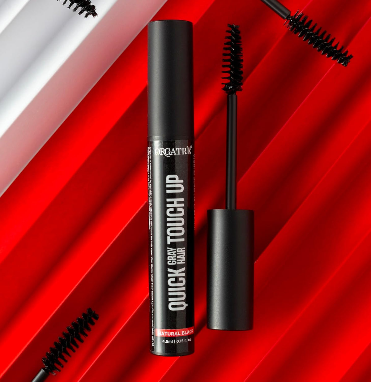 Orgatre Quick Gray Hair Touch Up Stick Black 4.5ml Instant White Hair Fixer