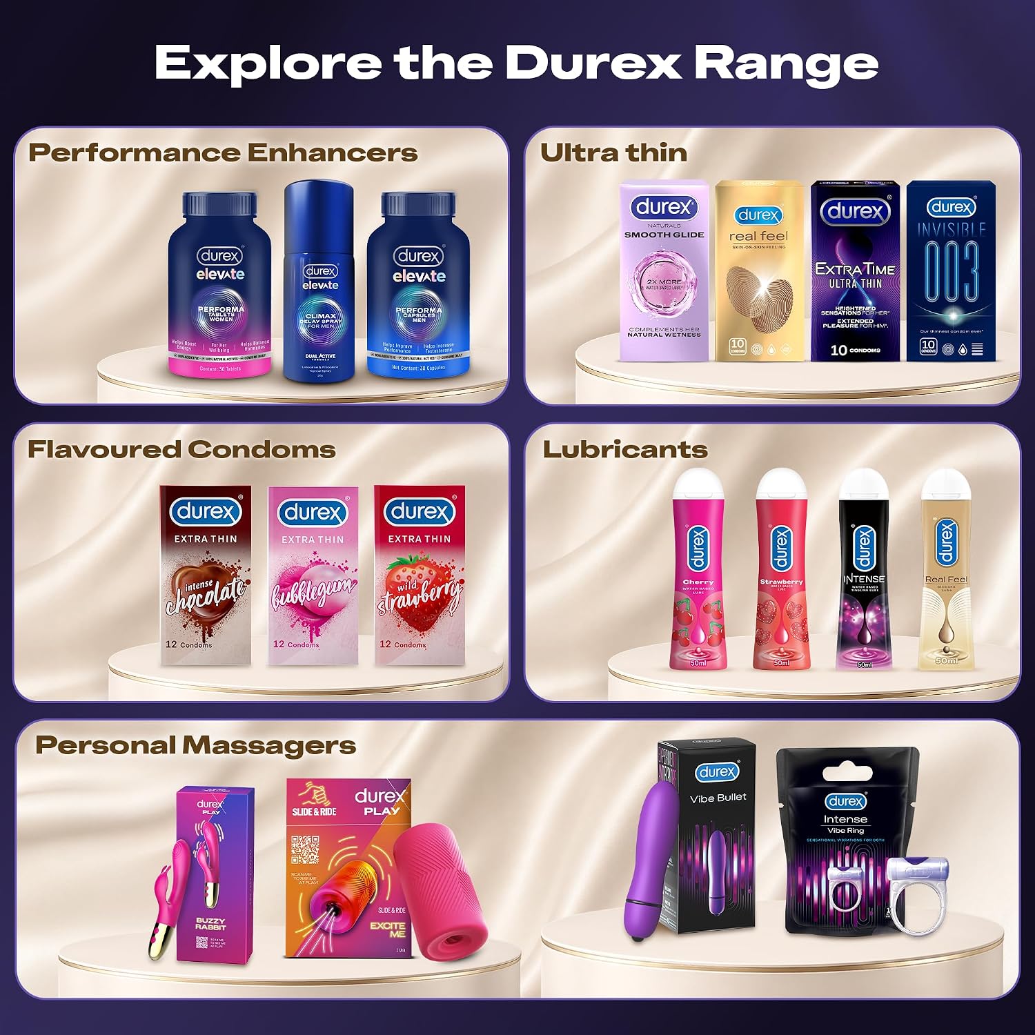 Durex Invisible 003 Condoms 10S | Micro Thin Condom for Maximum Sensations