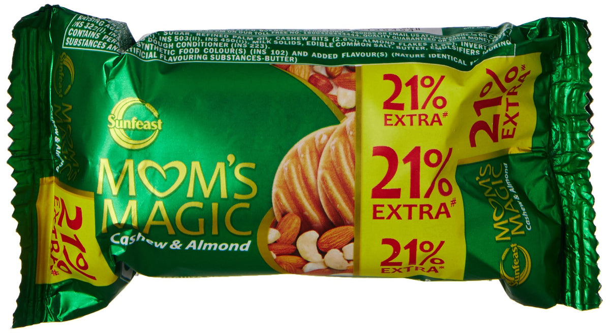 Sunfeast Mom's Magic, Cashew and Almonds, 50g+10.8g = 60.8g