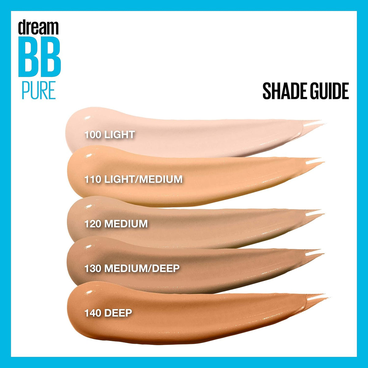 Maybelline Dream Pure BB Cream, Light/Medium, 1 Ounce 30 ml (Pack of 1) 110 LIGHT/MEDIUM