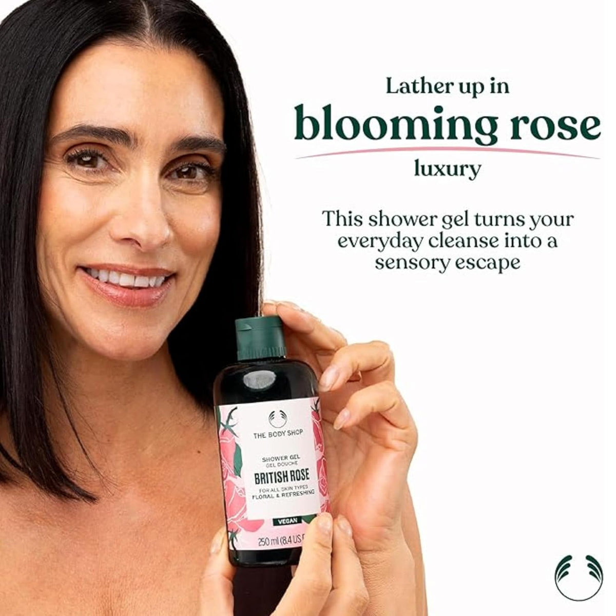 The Body Shop Shower Gel 250 Ml Rose 250 ml (Pack of 1)