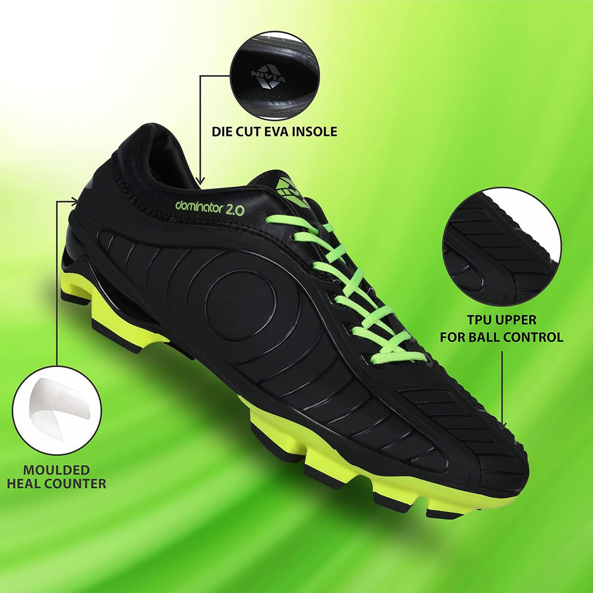 NIVIA Men's Modern Football 2 Green