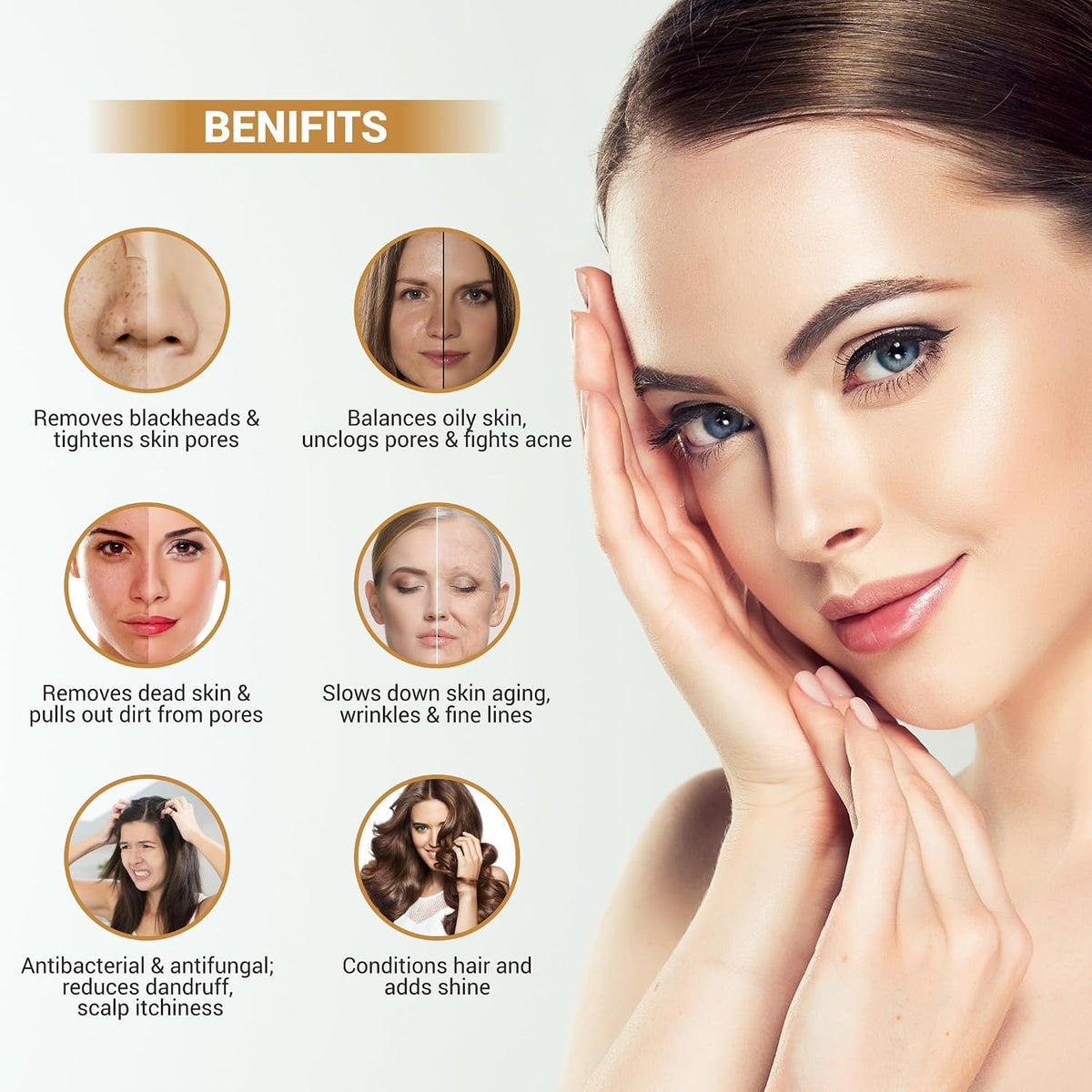 Paani Natural Multani Mitti Powder for Skin & Hair Pure Fuller's Earth For Nourishing Soft and Hydrating & Glowing Skin Oil Control Pure Face Pack Bentonite Cla