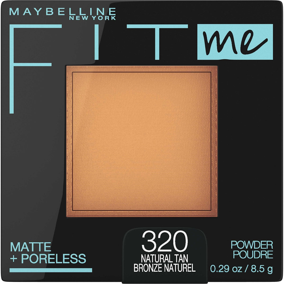 Maybelline Fit Me Matte + Poreless Pressed Face Powder Makeup & Setting Powder For Normal, Natural, Matte, 8.5 Gm 1 Count, Cream