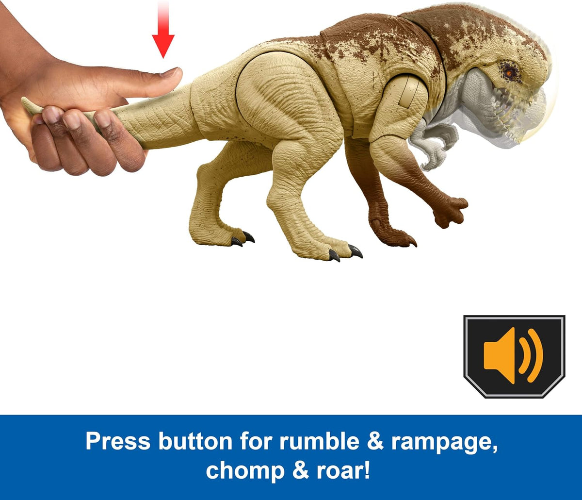 Mattel Jurassic World Rebirth Distortus Rex Rumble N Rampage Figure Realistic