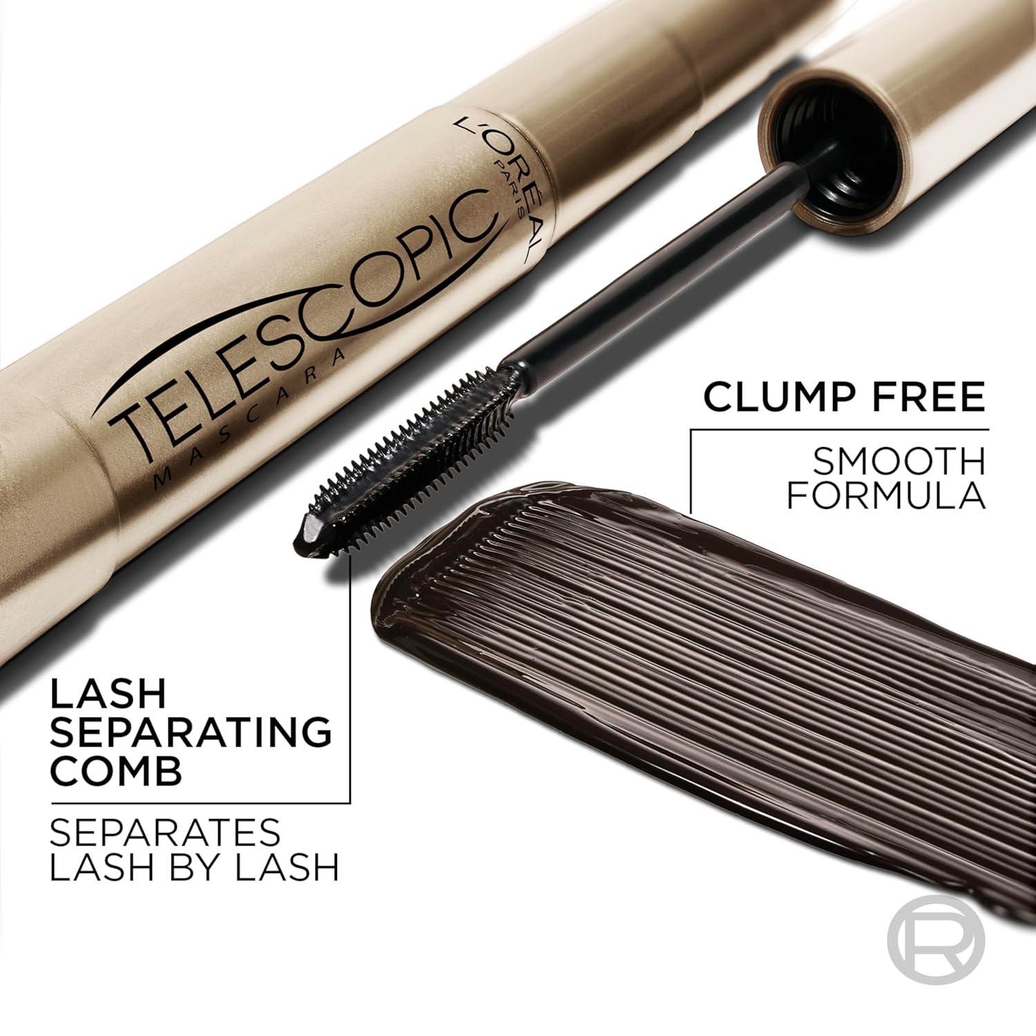Loral Paris Telescopic Original Mascara, Blackest Black, 0. 27 Fl. Oz.