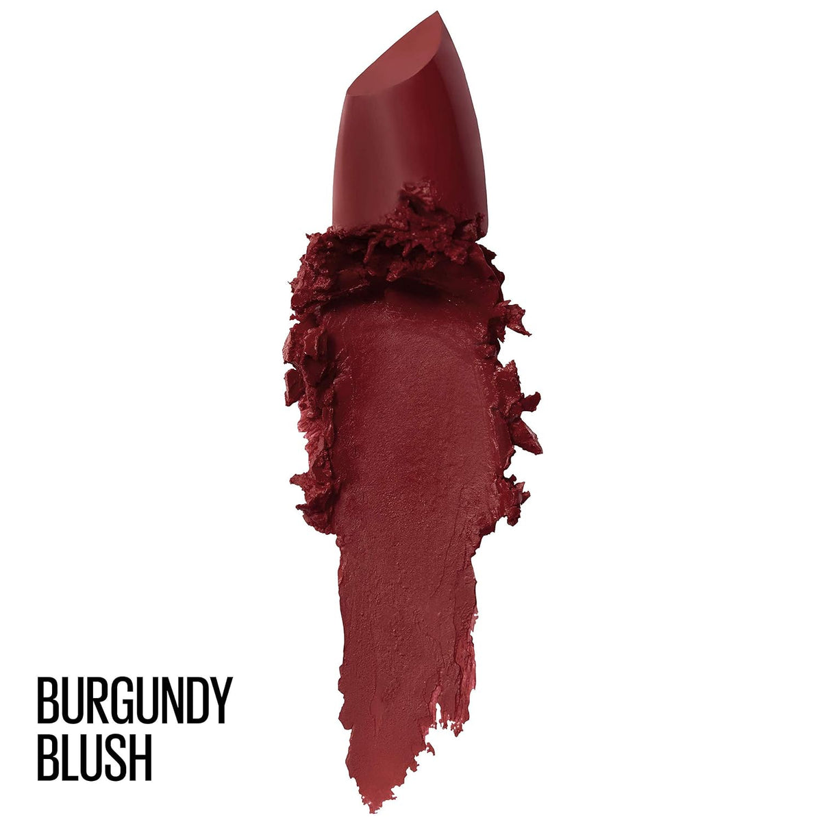 Maybelline New York Color Sensational Creamy Matte Lipstick, 691 Rich Ruby, 3.9g and Maybelline New York Color Sensational Creamy Matte Lipstick, 696 Burgundy B
