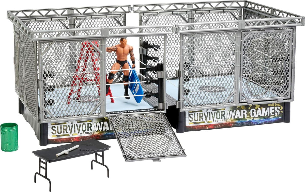 Mattel WWE Survivor War Games Playset & Accessories