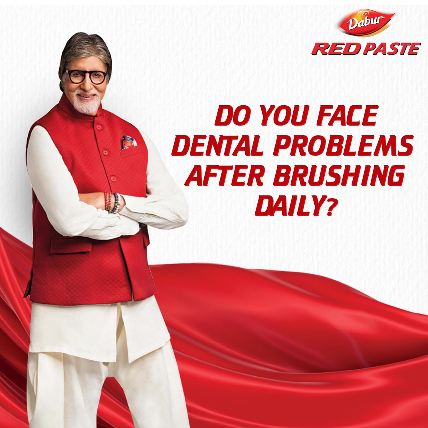 Dabur Red Toothpaste - 1200g (600gx2)| Fluoride Free | Helps In Bad Breath Treatment, Cavity Protection, Plaque Removal | For Whole Mouth Health | Power Of 13 Potent Ayurvedic Herbs