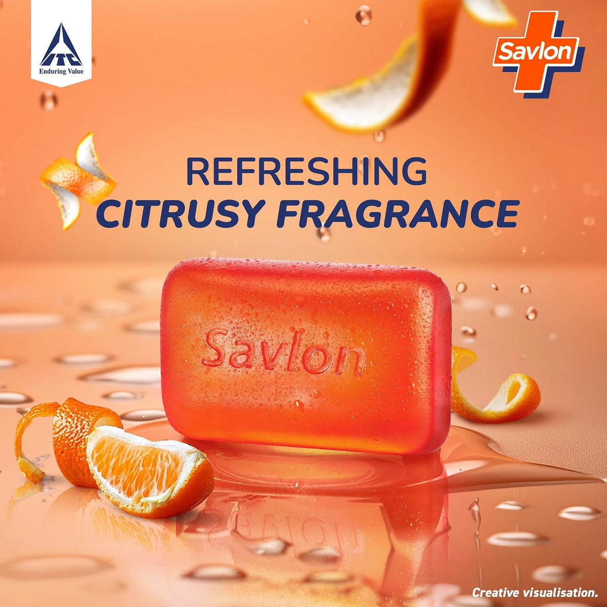 Savlon Moisturizing Glycerin Bathing Soap Bar 600g (120g Pack of 5) | 99.9% Germ Protection | Natural-Origin Glycerin | Value Family Pack | Soft Moisturized Ski