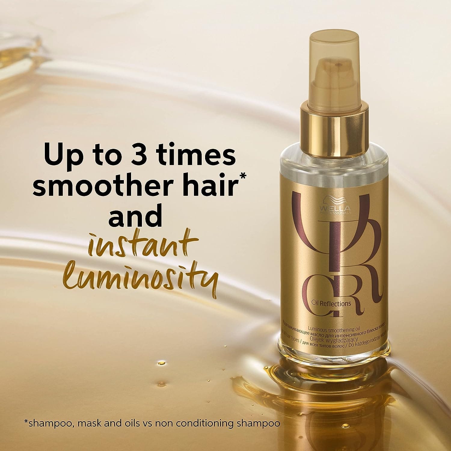 Wella Professionals - Oil Reflections Luminous Smoothening Hair Oil | (100mL)