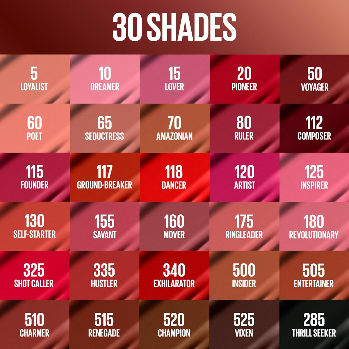 Maybelline New York Super Stay Matte Ink Liquid Lipstick, 50 Voyager, 5g