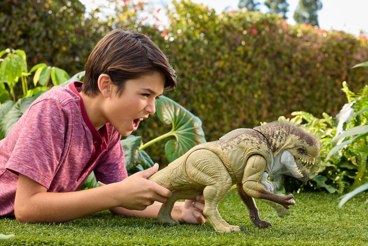 Mattel Jurassic World Rebirth Distortus Rex Rumble N Rampage Figure Realistic