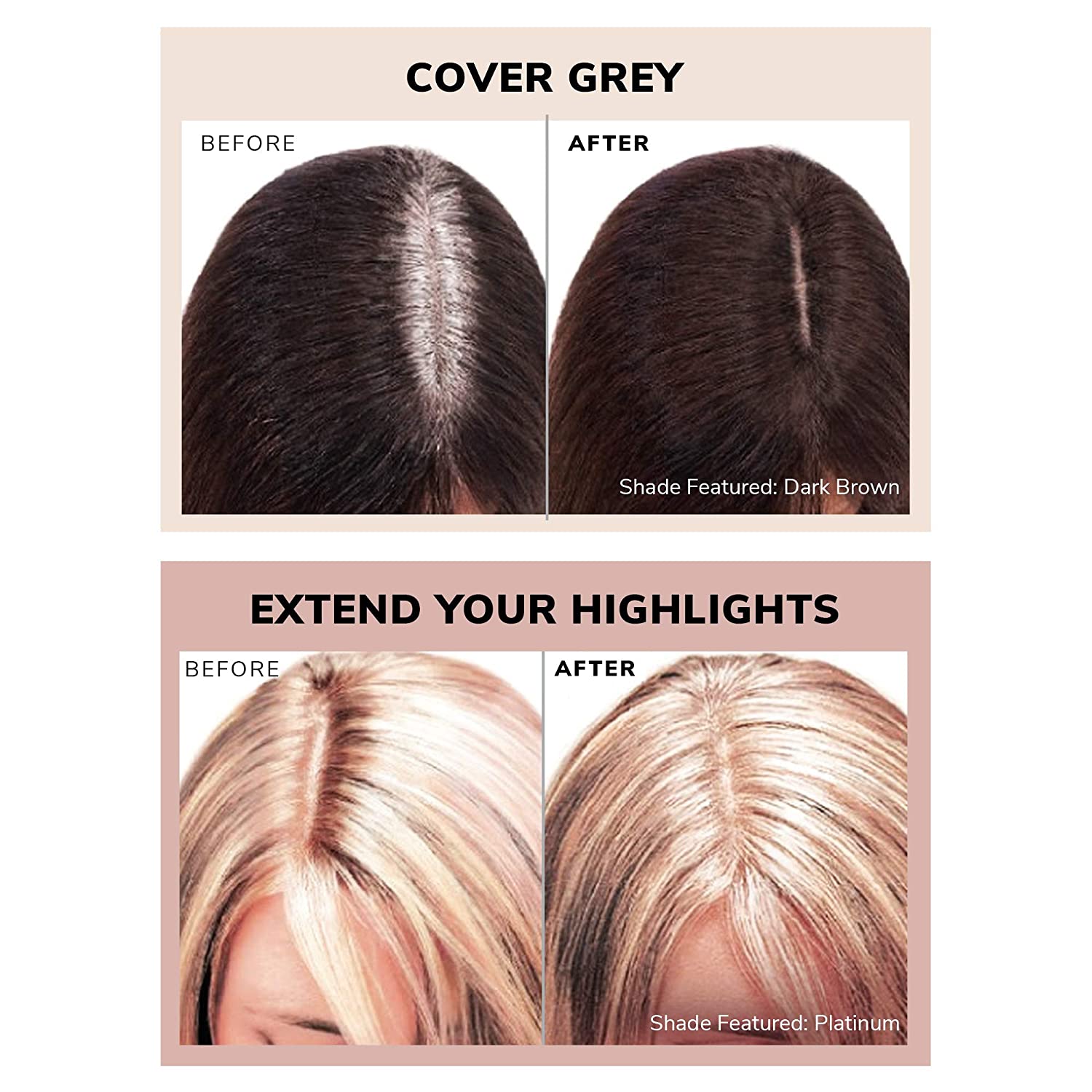 Color Wow - Root Cover Up (Medium Brown/Brun Moyen) - 2.1g
