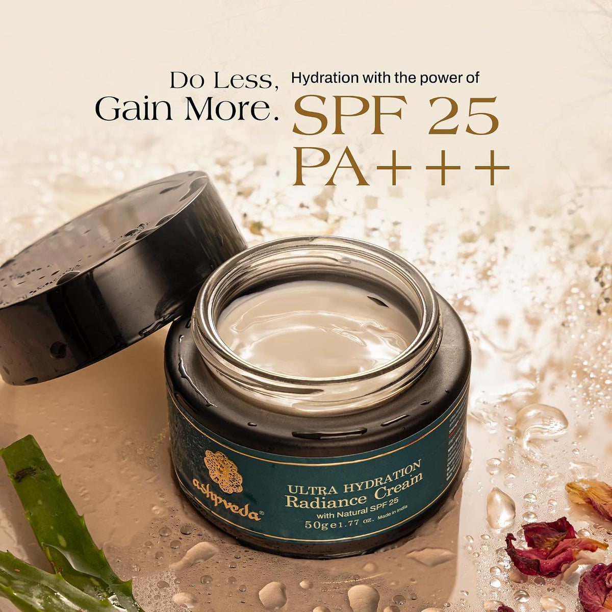 Ashpveda Day Cream with Natural SPF 25 PA+++ with Sun Protection (30gm) 30 g (Pack of 1)